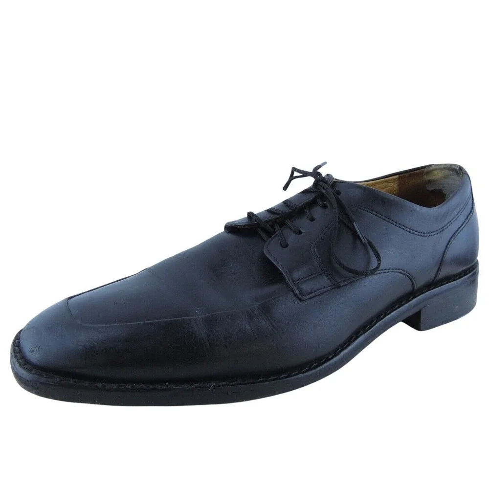 Cole Haan Men Derby Oxfords Shoes Black‎ Lace Up Size 9.5 Medium (D, M)